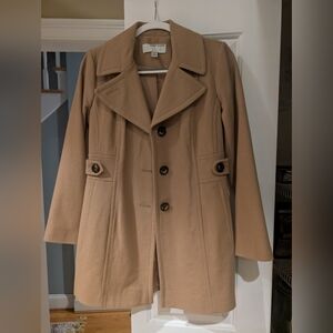 Anne Klein Camel Peacoat for Women